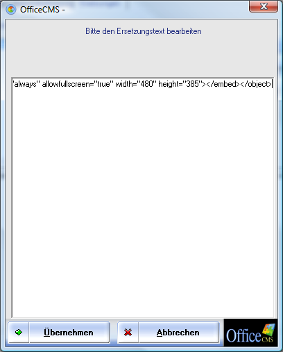 Code einfgen